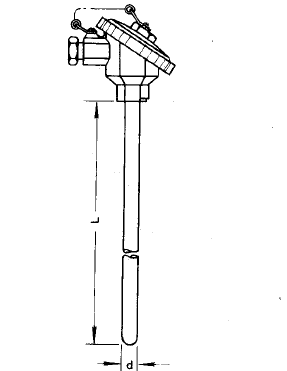 WZP-130無(wú)固定裝配式熱電阻安裝圖片 WZP-130無(wú)固定裝配式熱電阻安裝圖片